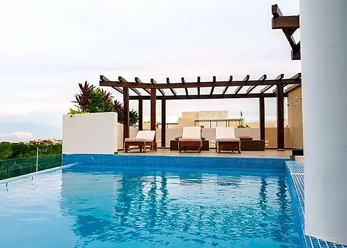 Spacious Penthouse With Pool 4* Tulum Pueblo