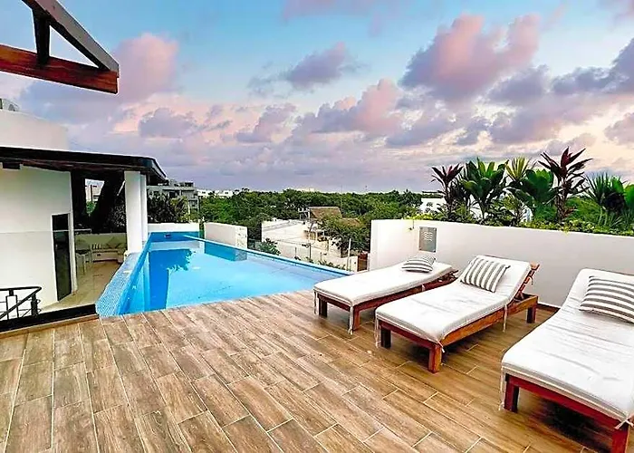 Hotel Spacious Penthouse With Pool Tulum Pueblo
