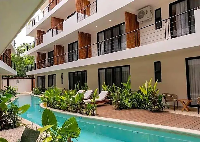 Spacious Penthouse With Pool Tulum Pueblo